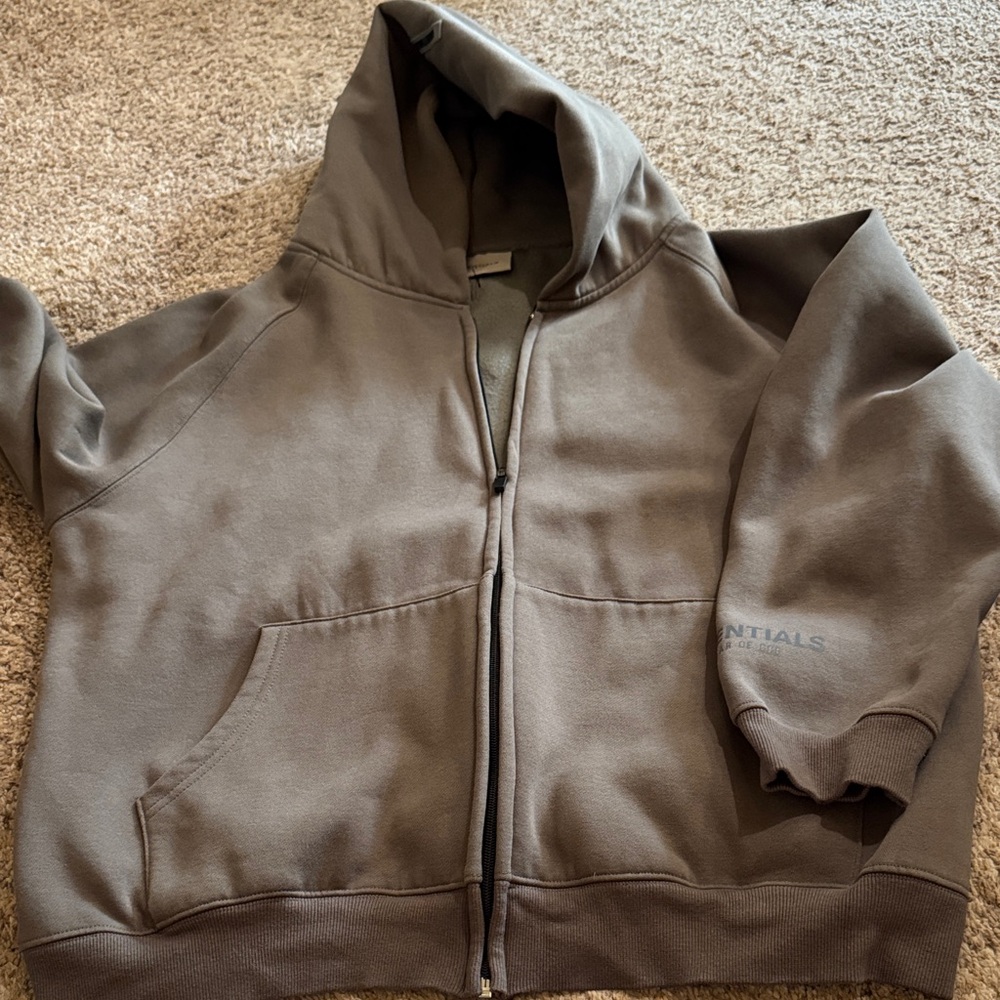 Essentials Brown Hoodie